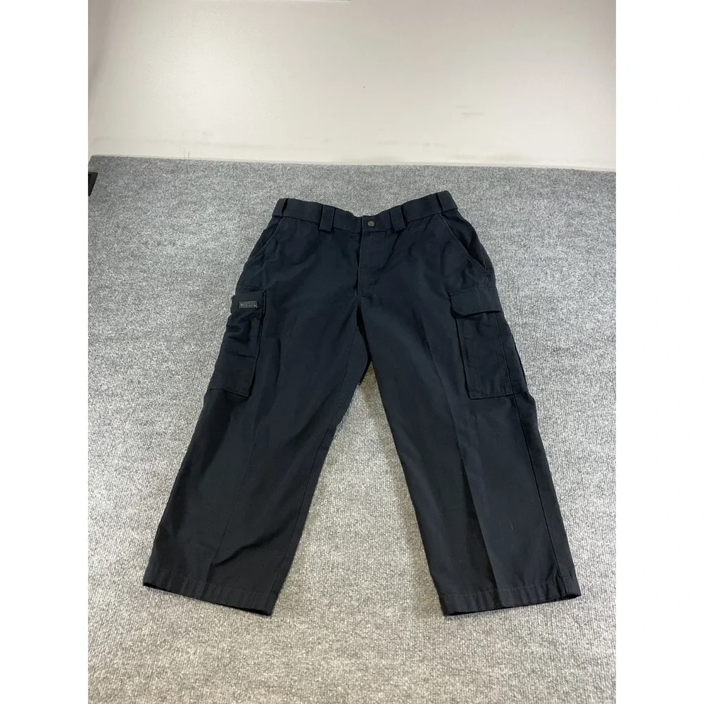 5.11 Tactical Cargo Pants Mens 35x24 Black Ripstop Utility Work Hiking Outdoor